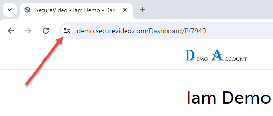 Arrow pointing at the symbol